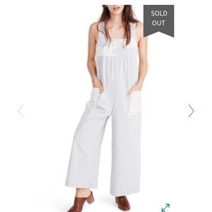 Madewell  Patchwork Wide Leg Jumpsuit